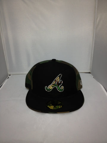 Atlanta Braves New Era Fitted BLACK/GREEN 13