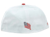  Mitchell&Ness Fitted White/Navy/Red 87