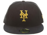 New York Mets New Era Fitted Black/Golden 41