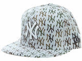 New York Yankees New Era Fitted White/Black 50