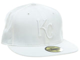 Kansas City Royals New Era Fitted White 81