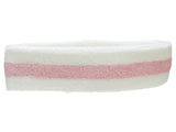 FOR BARE FEET STYLE #460 WHITE/PINK/WHITE
