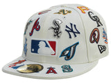 Mixed Teams New Era Fitted White 54
