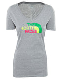 North Face S/s Half Dome V-neck Tee Womens Style : A8u7